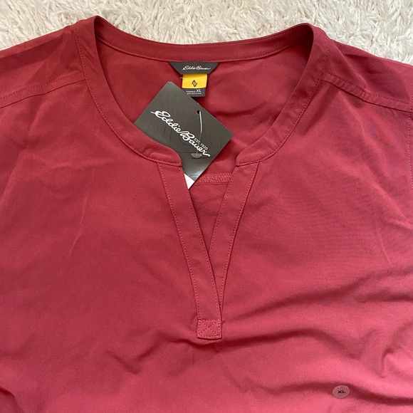 Eddie Bauer Travex hiking and travel dress size XLarge red color - Picture 2 of 10